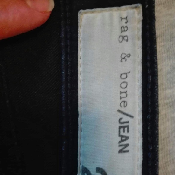 Rag and bone skinny jeans size 25 navy blue - Picture 3 of 8